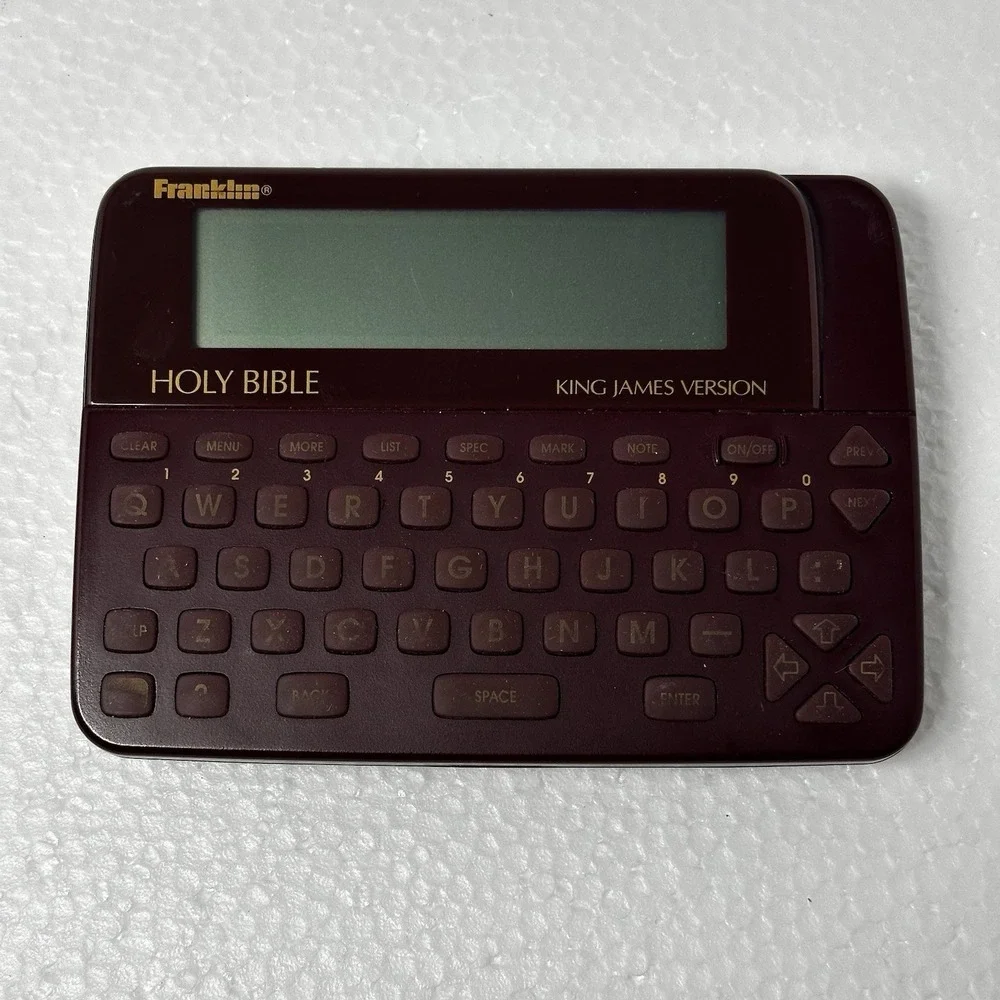 Franklin KJ31 Electronic Holy Bible King James Version Pocket Handheld Organizer